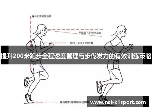 提升200米跑步全程速度管理与步伐发力的有效训练策略